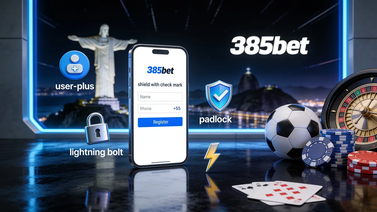 Como se Cadastrar e Fazer Login na 385bet — 385bet no Brasil